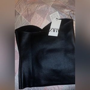 New zara knit bustier top